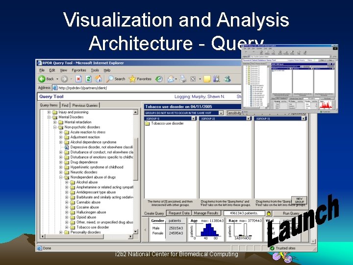 Visualization and Analysis Architecture - Query i 2 b 2 National Center for Biomedical
