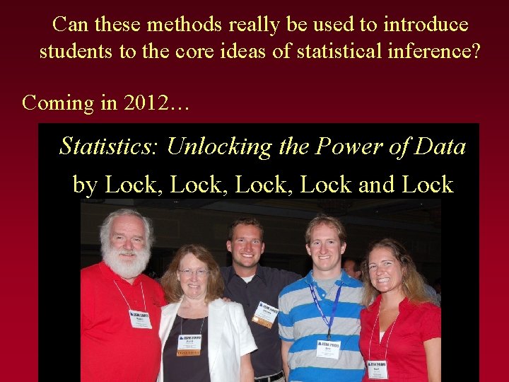 Can these methods really be used to introduce students to the core ideas of