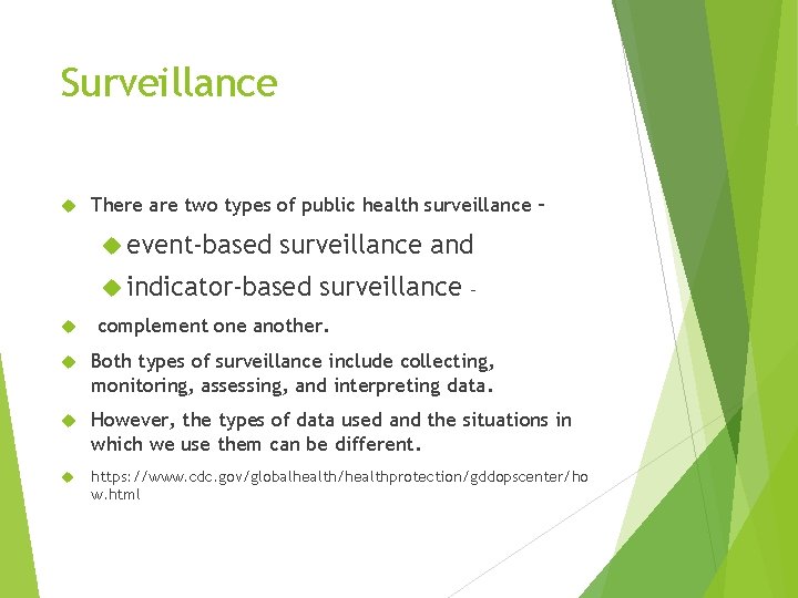 SURVEILLANCE OF COMMUNICABLE DISEASES by Prof Dr Mona