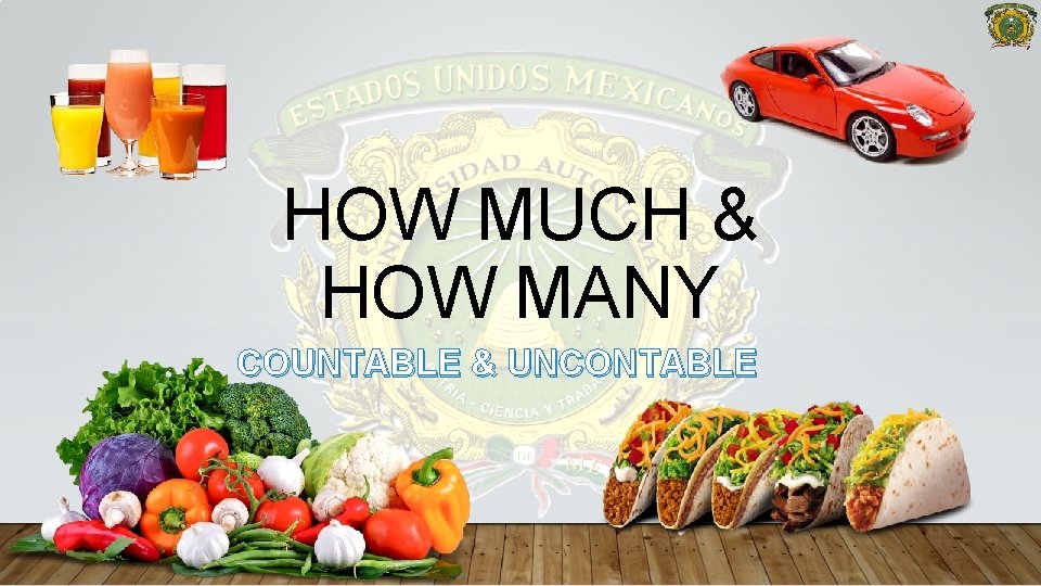 HOW MUCH & HOW MANY COUNTABLE & UNCONTABLE 