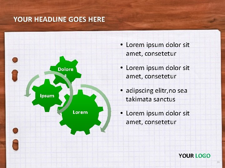 YOUR HEADLINE GOES HERE • Lorem ipsum dolor sit amet, consetetur Dolore s •