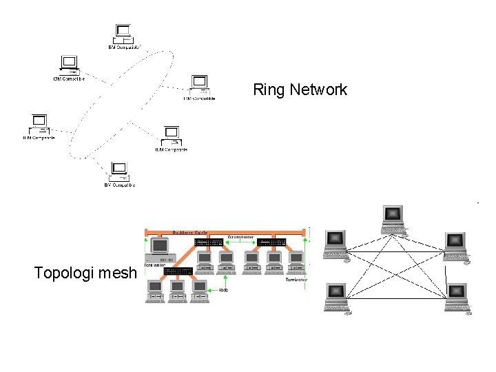 Ring Network Topologi mesh 