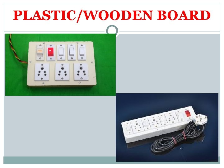 PLASTIC/WOODEN BOARD 