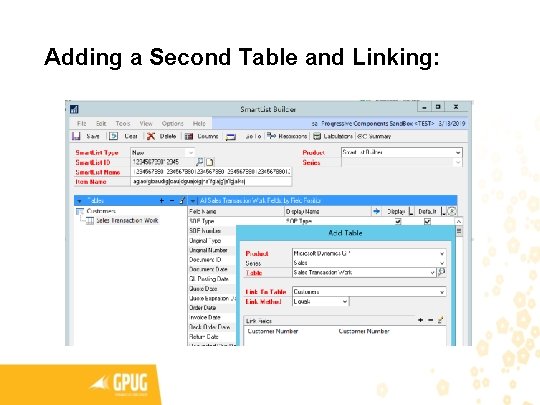 Adding a Second Table and Linking: 