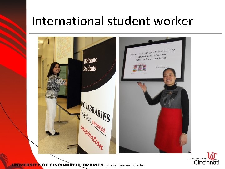 International student worker 