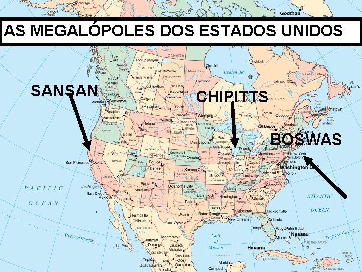 AS MEGALÓPOLES DOS ESTADOS UNIDOS SANSAN CHIPITTS BOSWAS 
