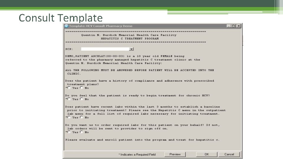 Consult Template 