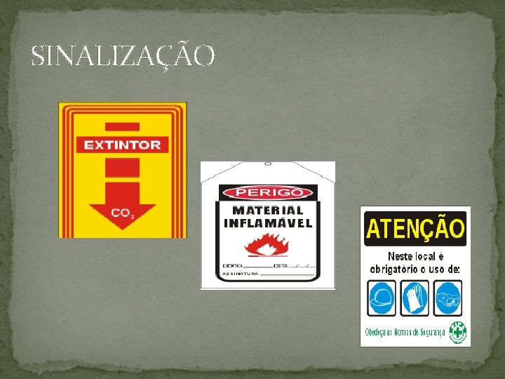 SINALIZAÇÃO 