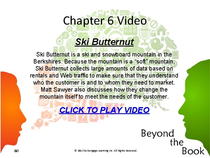 Chapter 6 Video Ski Butternut is a ski and snowboard mountain in the Berkshires.