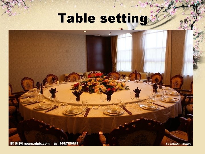 Table setting 