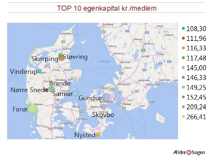 TOP 10 egenkapital kr. /medlem 