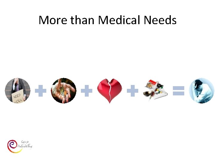 More than Medical Needs 