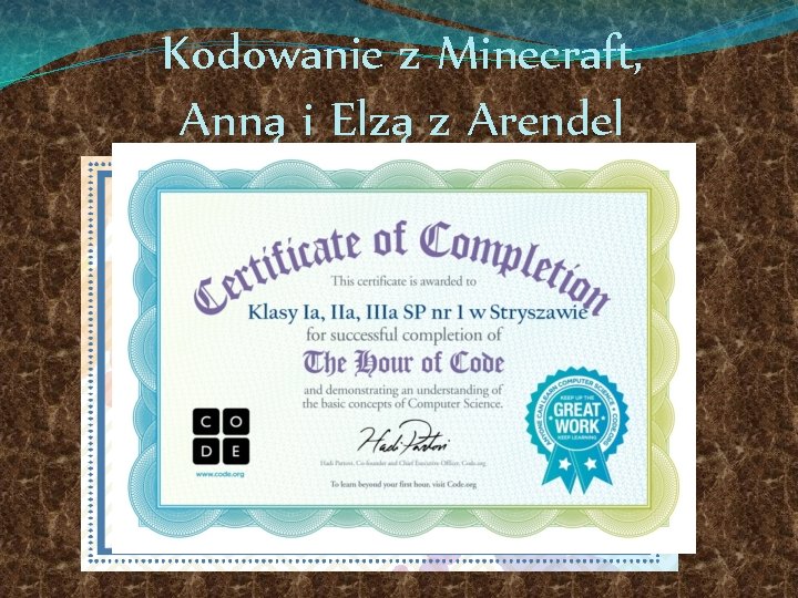 Kodowanie z Minecraft, Anną i Elzą z Arendel 