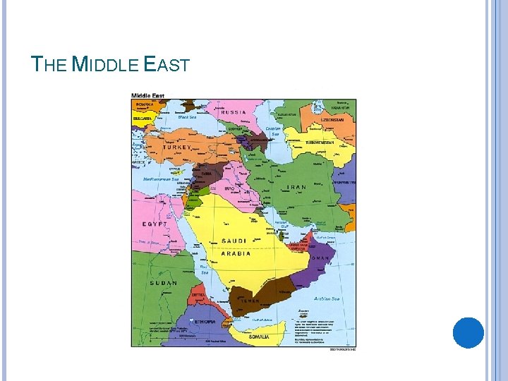 THE MIDDLE EAST 