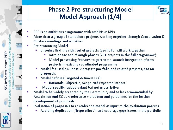 Phase 2 Pre-structuring Model Approach (1/4) § § § PPP is an ambitious programme