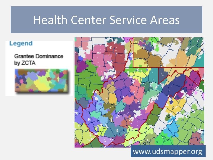 Health Center Service Areas 