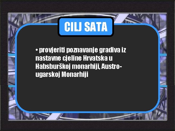 pravila igre najbrži prst pomoć CILJ SATA pitanja • provjeriti poznavanje gradiva iz nastavne