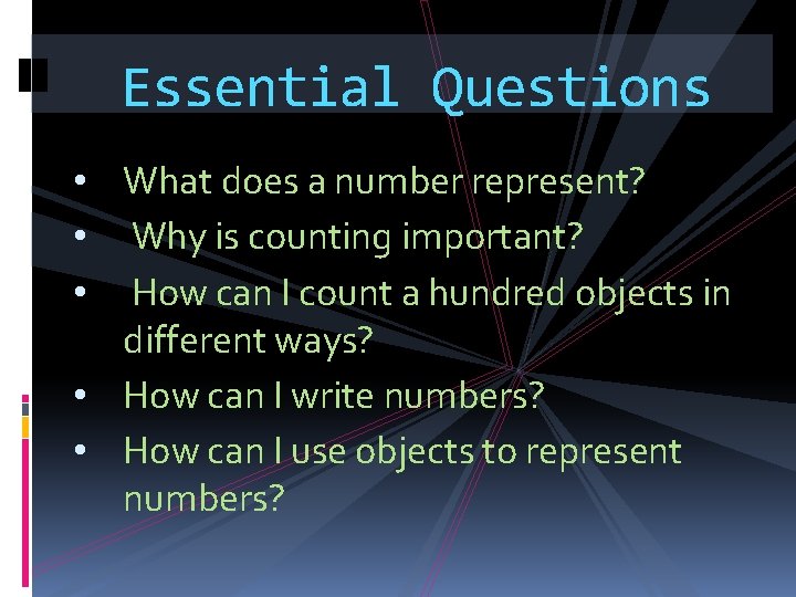 Kindergarten Math Lesson NUMBERS 0 100 Diana Branz