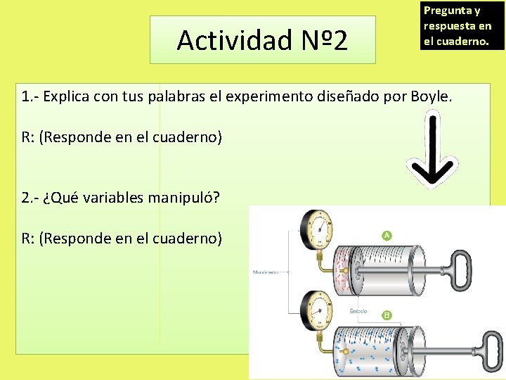 Actividad Nº 2 Pregunta y respuesta en el cuaderno. 1. - Explica con tus