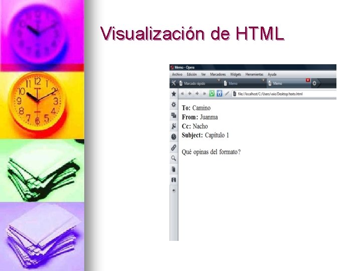 Visualización de HTML 