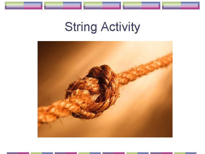 String Activity 