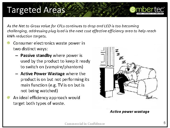 Targeted Areas As the Net to Gross value for CFLs continues to drop and