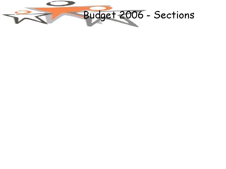 Budget 2006 - Sections 