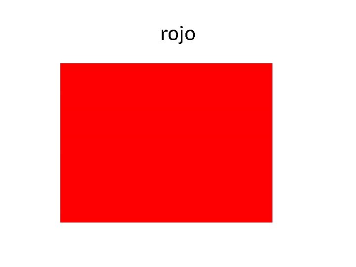 rojo 