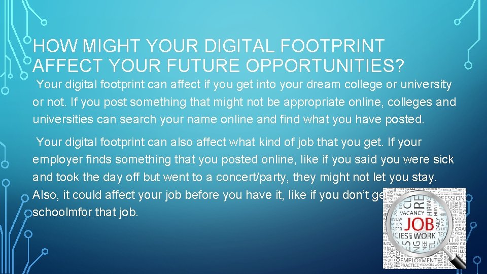 MY DIGITAL FOOTPRINT BY AUBREY SPARVIER HOW MIGHT