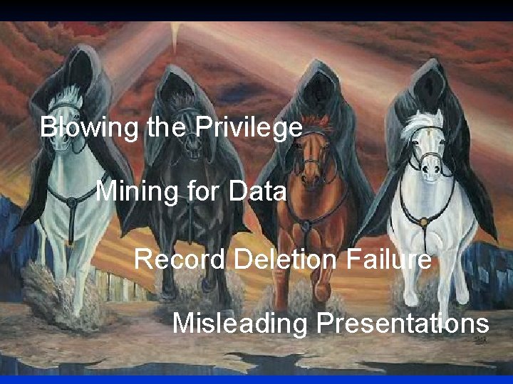 Blowing the Privilege Mining for Data Record Deletion Failure Misleading Presentations 