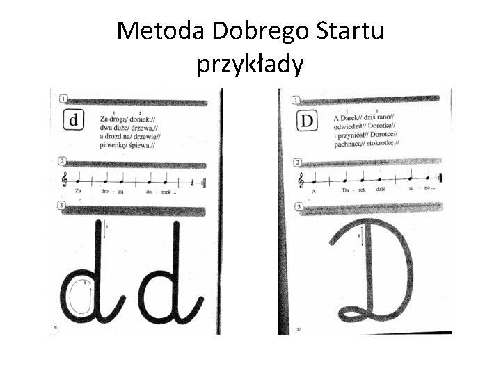 Metoda Dobrego Startu przykłady 