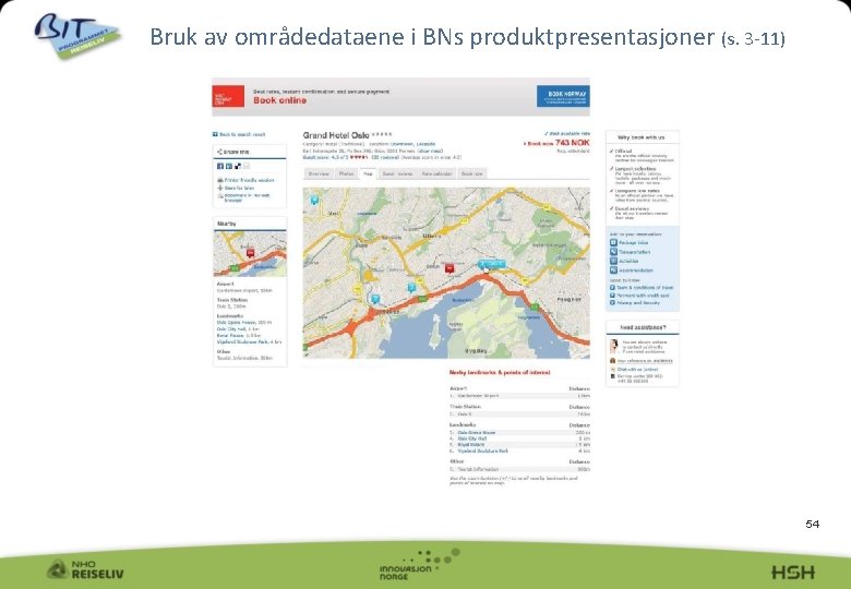 Bruk av områdedataene i BNs produktpresentasjoner (s. 3 -11) 54 