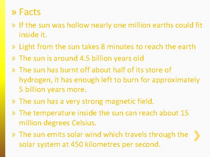 » Facts » If the sun was hollow nearly one million earths could fit