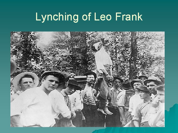 Lynching of Leo Frank 