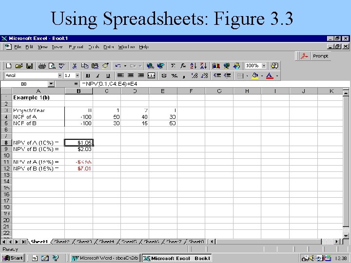 Using Spreadsheets: Figure 3. 3 