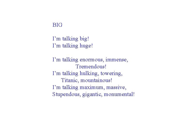 LANGUAGE ARTS SIXTH GRADE BIG Im Talking Big Language arts sixth grade big im talking big