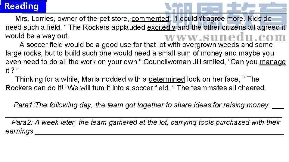 Reading Mrs. Lorries, owner of the pet store, commented, "I couldn't agree more. Kids Reading Mrs. Lorries, owner of the pet store, commented, "I couldn't agree more. Kids