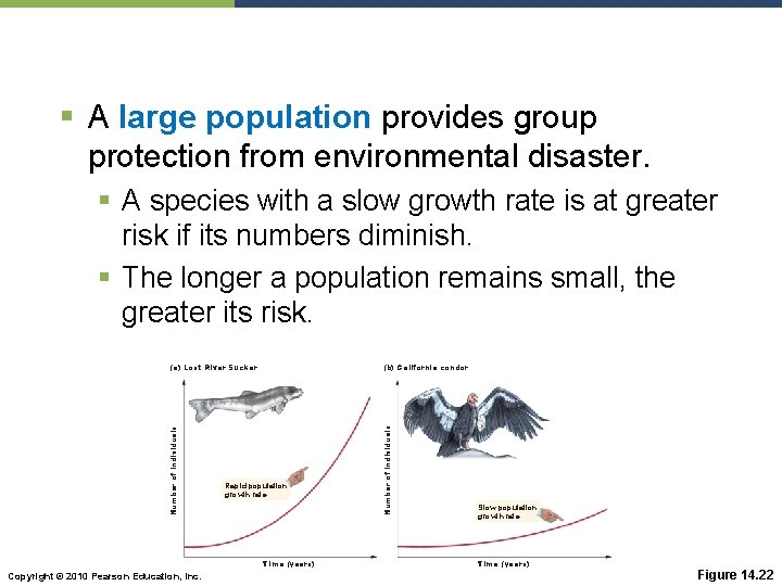 § A large population provides group protection from environmental disaster. (a) Lost River Sucker