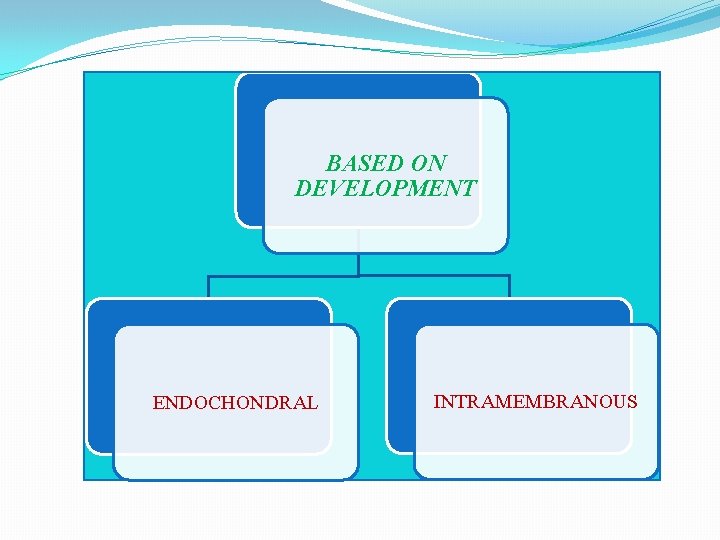 BASED ON DEVELOPMENT ENDOCHONDRAL INTRAMEMBRANOUS 