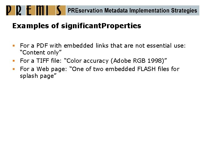 Examples of significant. Properties § For a PDF with embedded links that are not