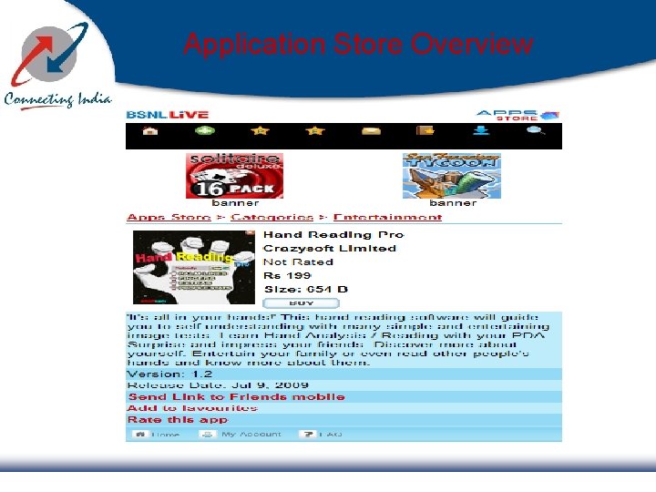 Application Store Overview 