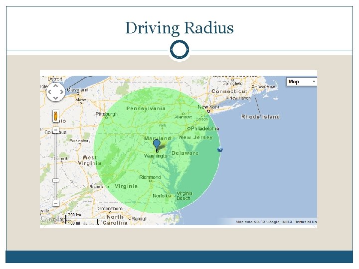 Driving Radius 