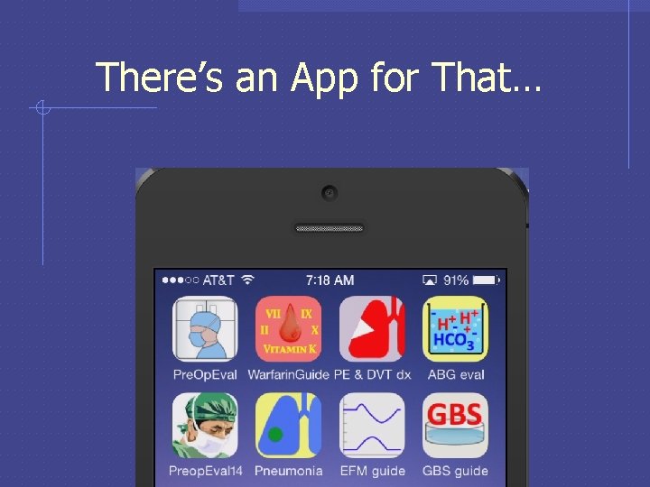 There’s an App for That… 