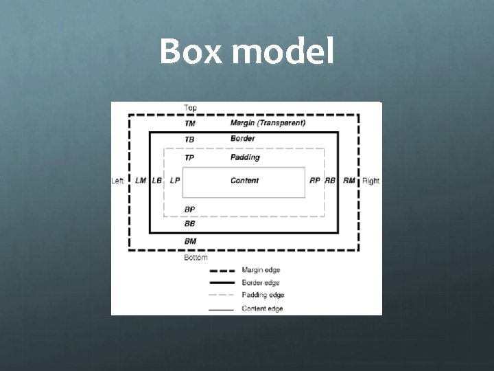 Box model 