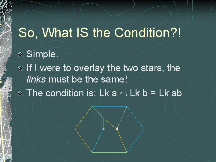 So, What IS the Condition? ! Simple. If I were to overlay the two