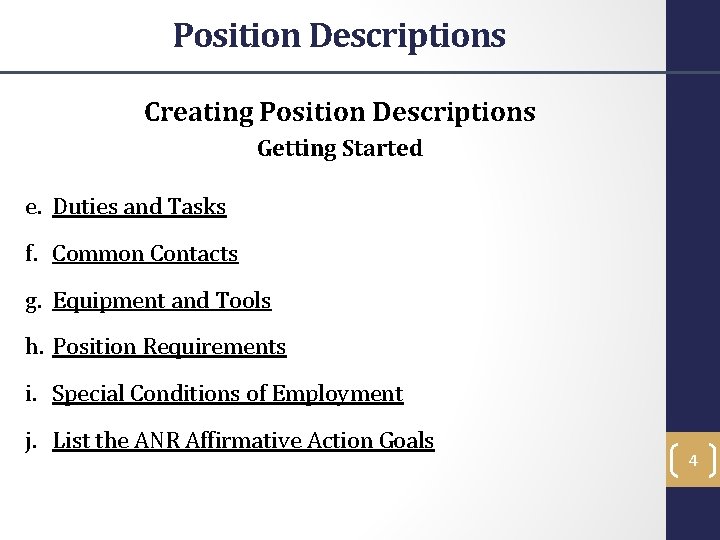 The Employment Process 1 Employment Process Objectives In