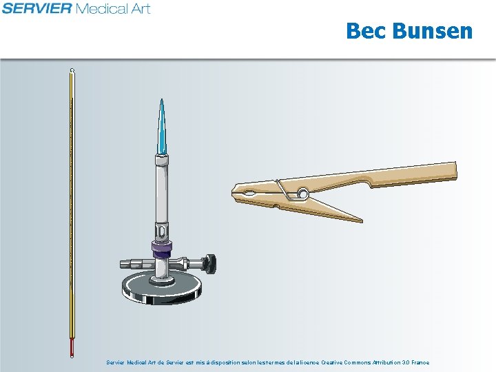 Bec Bunsen Servier Medical Art de Servier est mis à disposition selon les termes