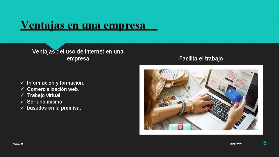 Ventajas en una empresa Ventajas del uso de internet en una empresa ü ü