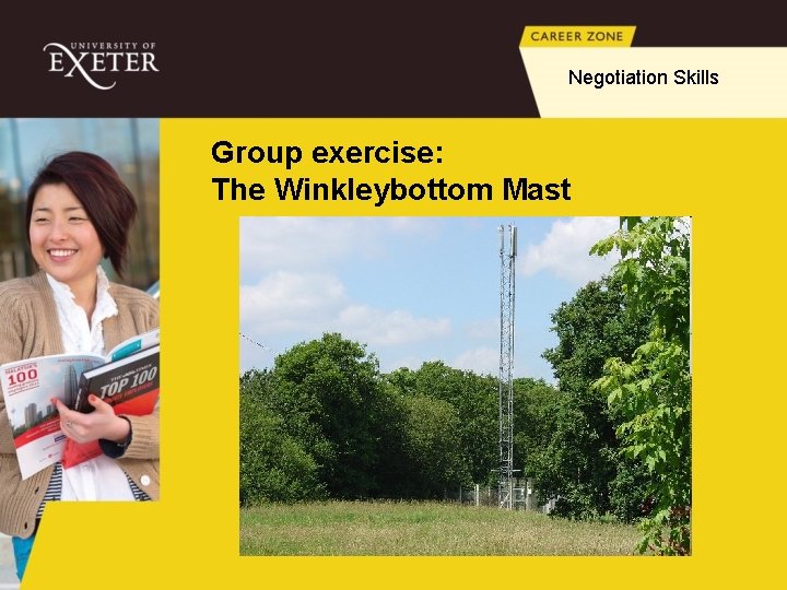 Negotiation Skills Group exercise: The Winkleybottom Mast 