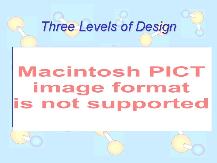 Three Levels of Design 